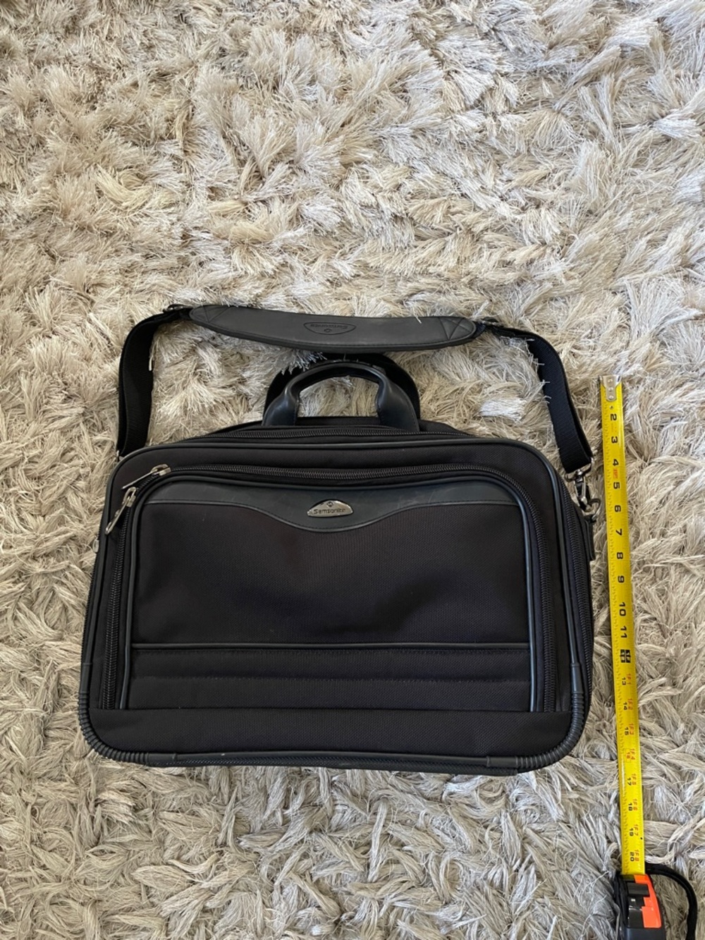 Samsonite Black travel and Laptop Briefcase with Shoulder Strap